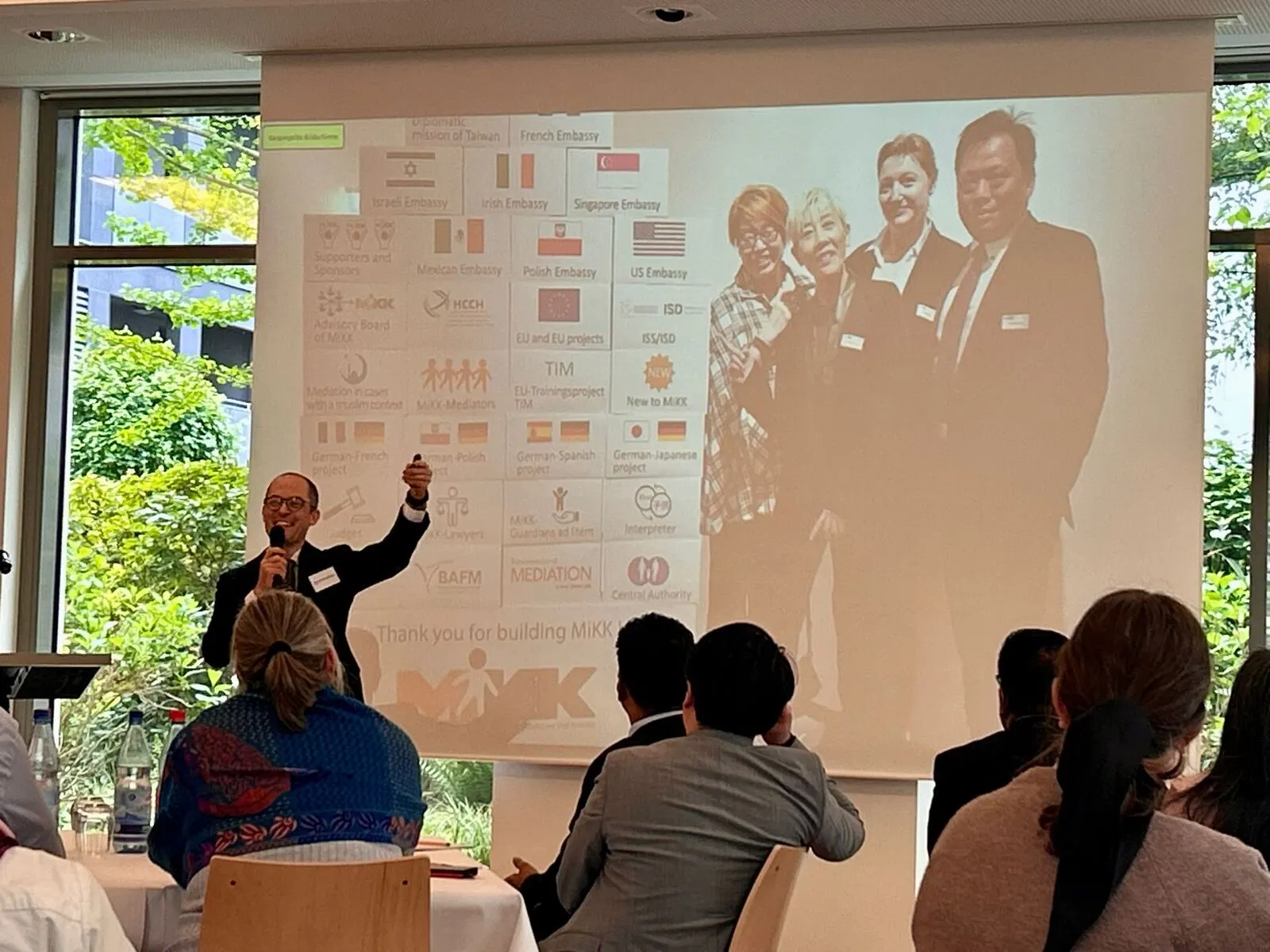 Workshop in der Botschaft von Singapur